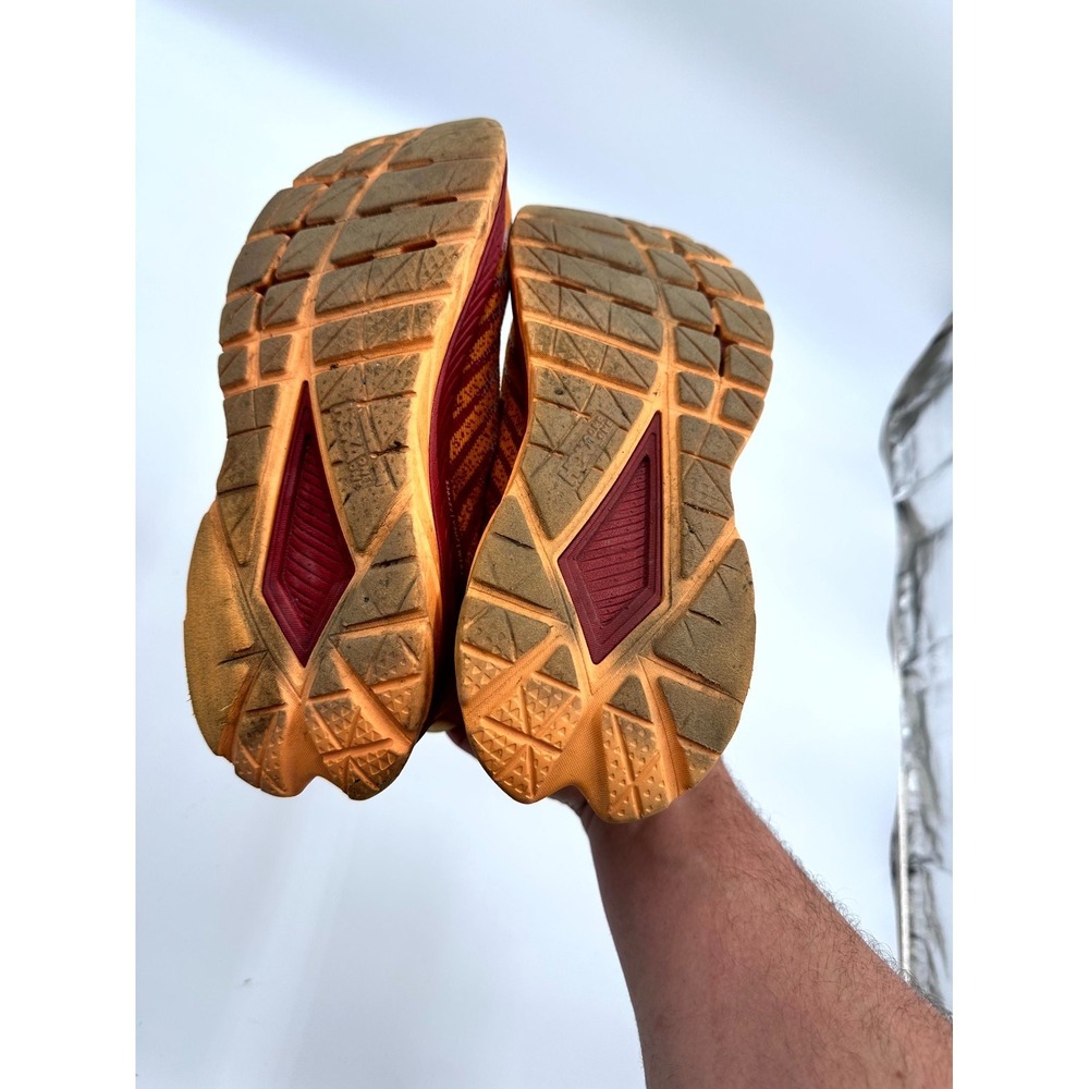 Hoka One One Mach 5 1127894-AHRT Womens US 9B Running Shoes Orange‎ Red Sneakers - Picture 4 of 6